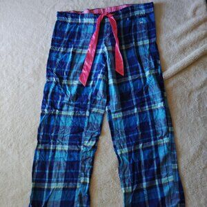 Victoria's Secret Pink Plaid Blue
